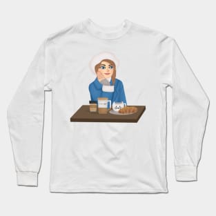 Morning Coffee Long Sleeve T-Shirt